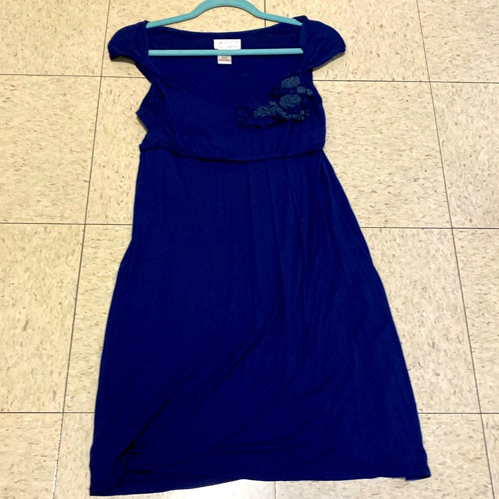 Max Studio Specialty blue dress size S